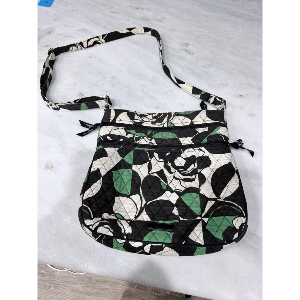 Vera Bradley Retired Lighten up Slim Crossbody Imperial Rose